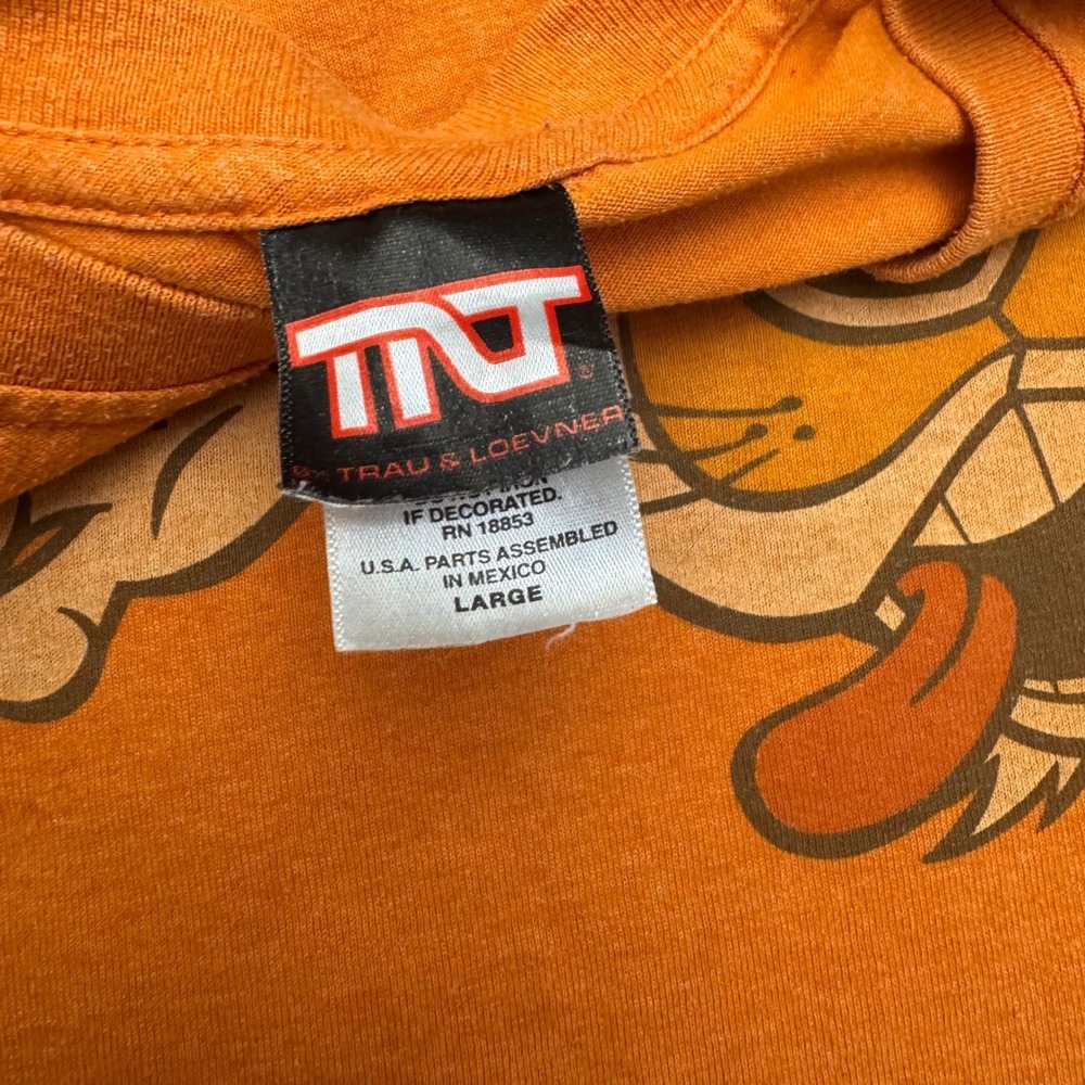 Trau & Loevner Cheetos Chester Cheetah Graphic T-Shirt Orange Mens Large - Picture 4 of 13